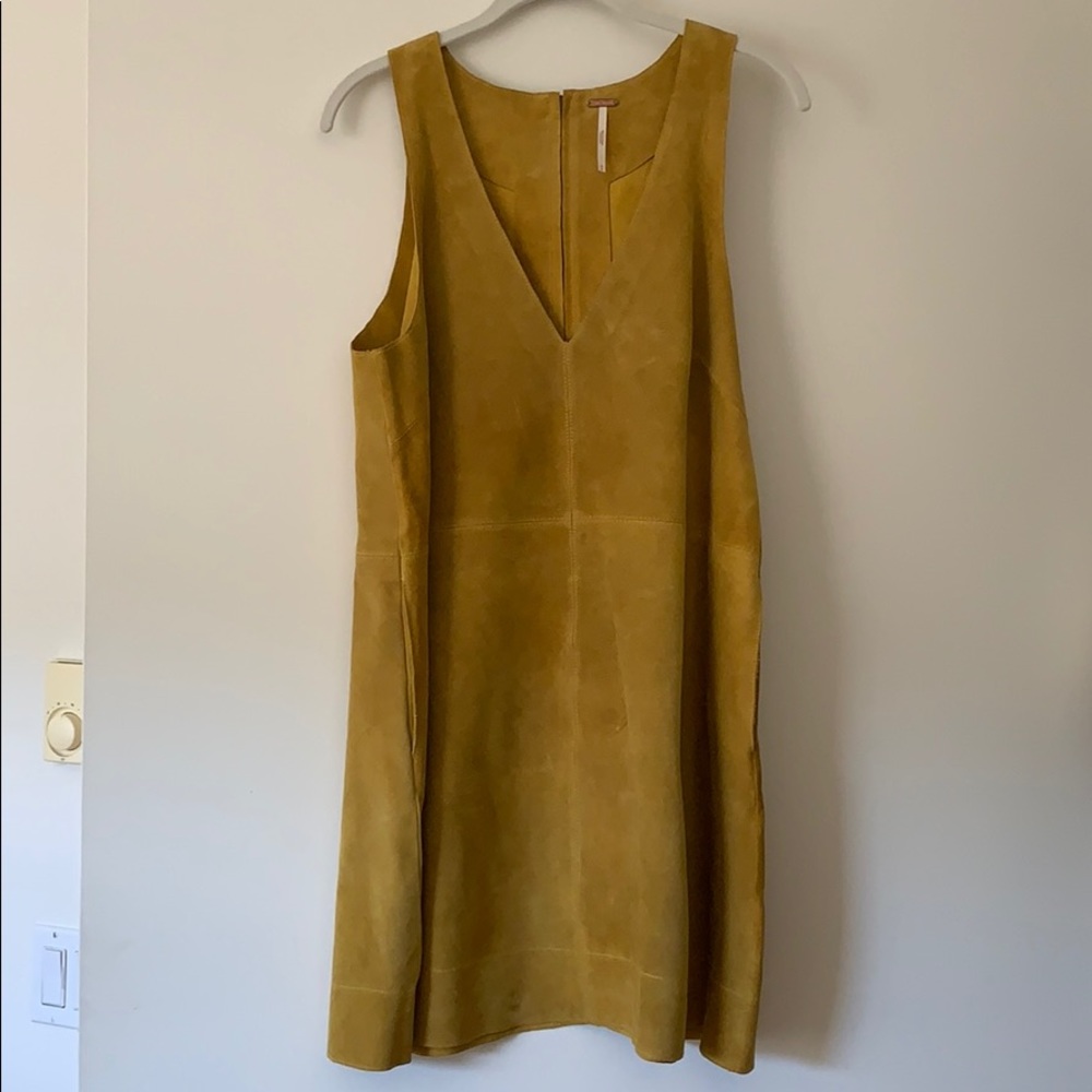 Free People Retro Love suede mini dress